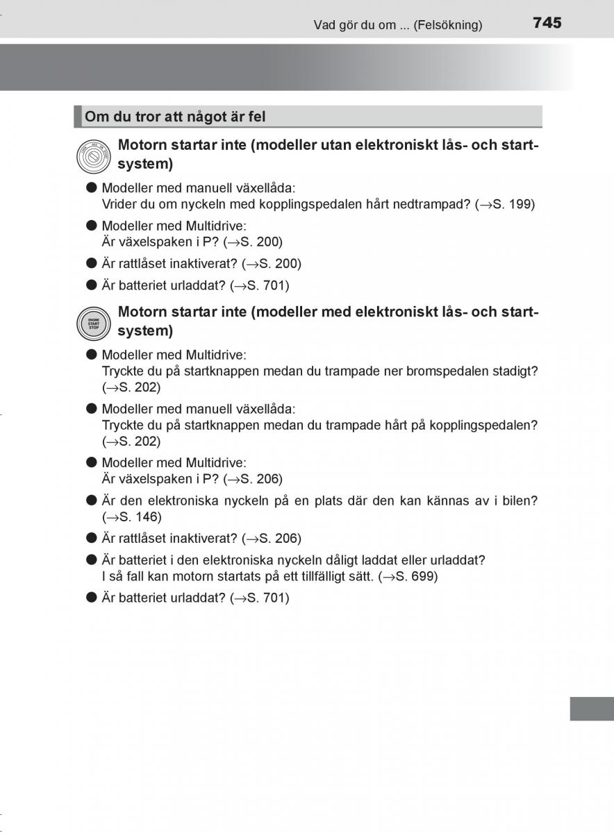 Toyota C HR instruktionsbok / page 745