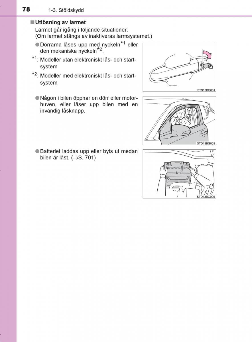 Toyota C HR instruktionsbok / page 78