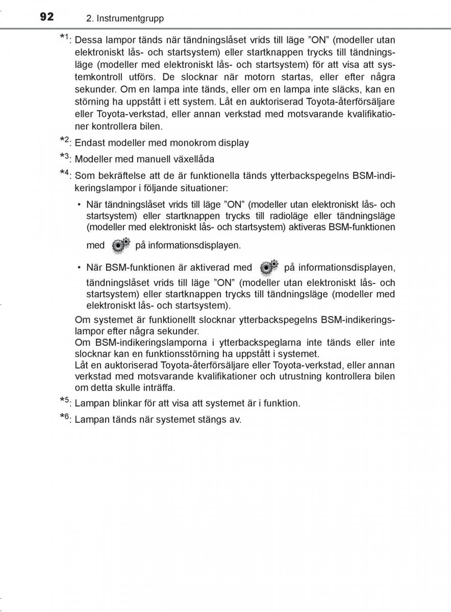 Toyota C HR instruktionsbok / page 92