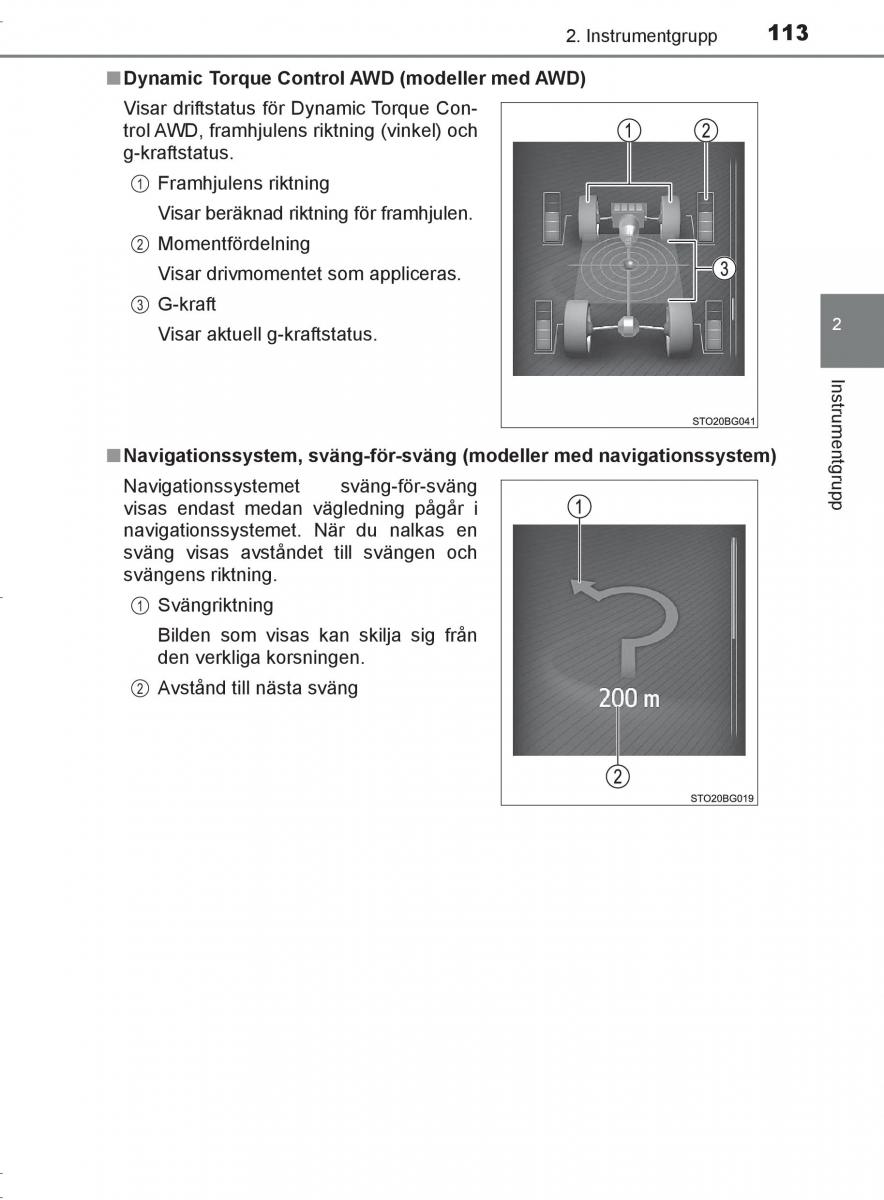 Toyota C HR instruktionsbok / page 113