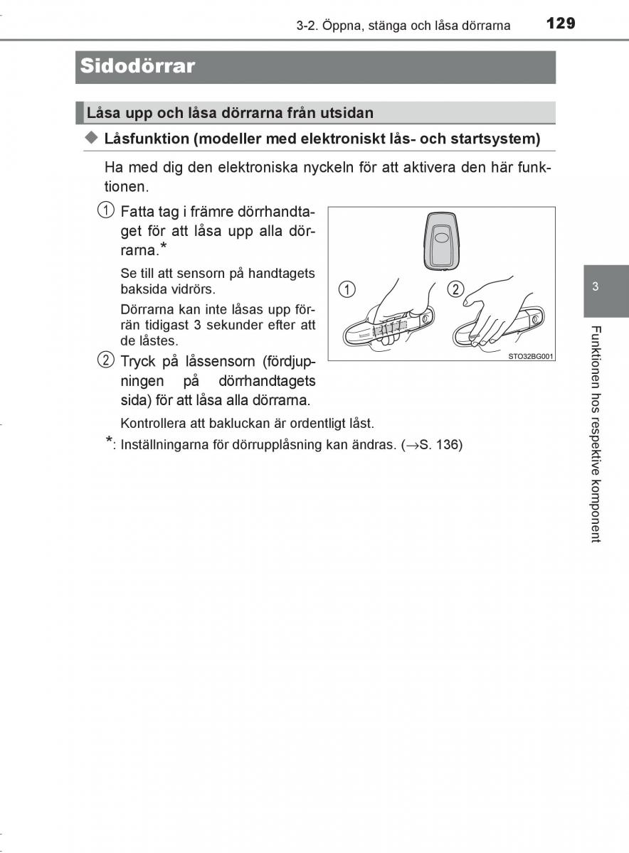 Toyota C HR instruktionsbok / page 129