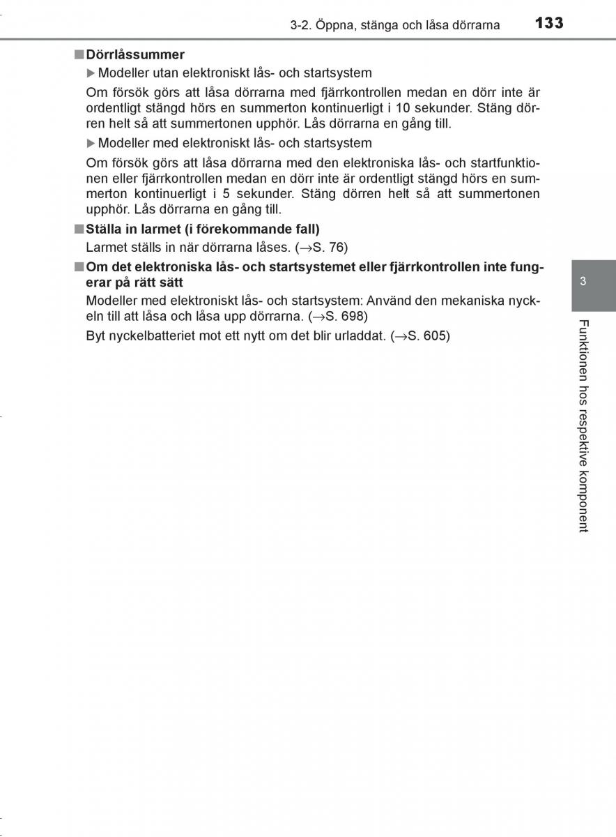 Toyota C HR instruktionsbok / page 133