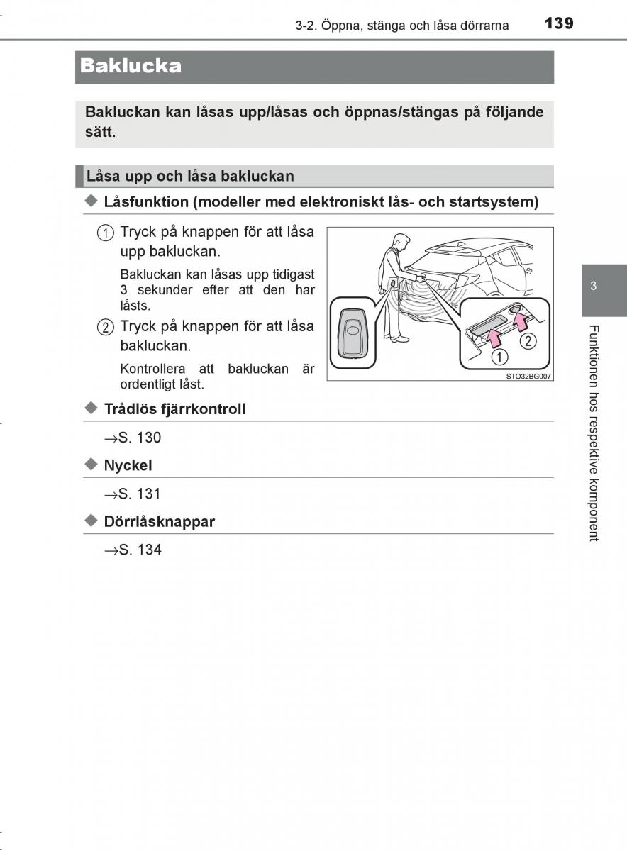 Toyota C HR instruktionsbok / page 139