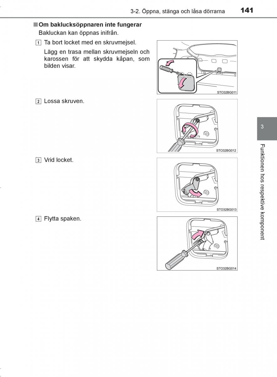 Toyota C HR instruktionsbok / page 141