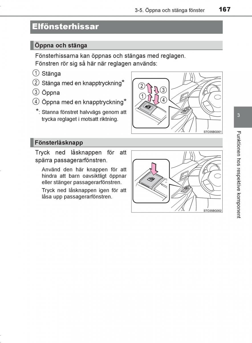 Toyota C HR instruktionsbok / page 167