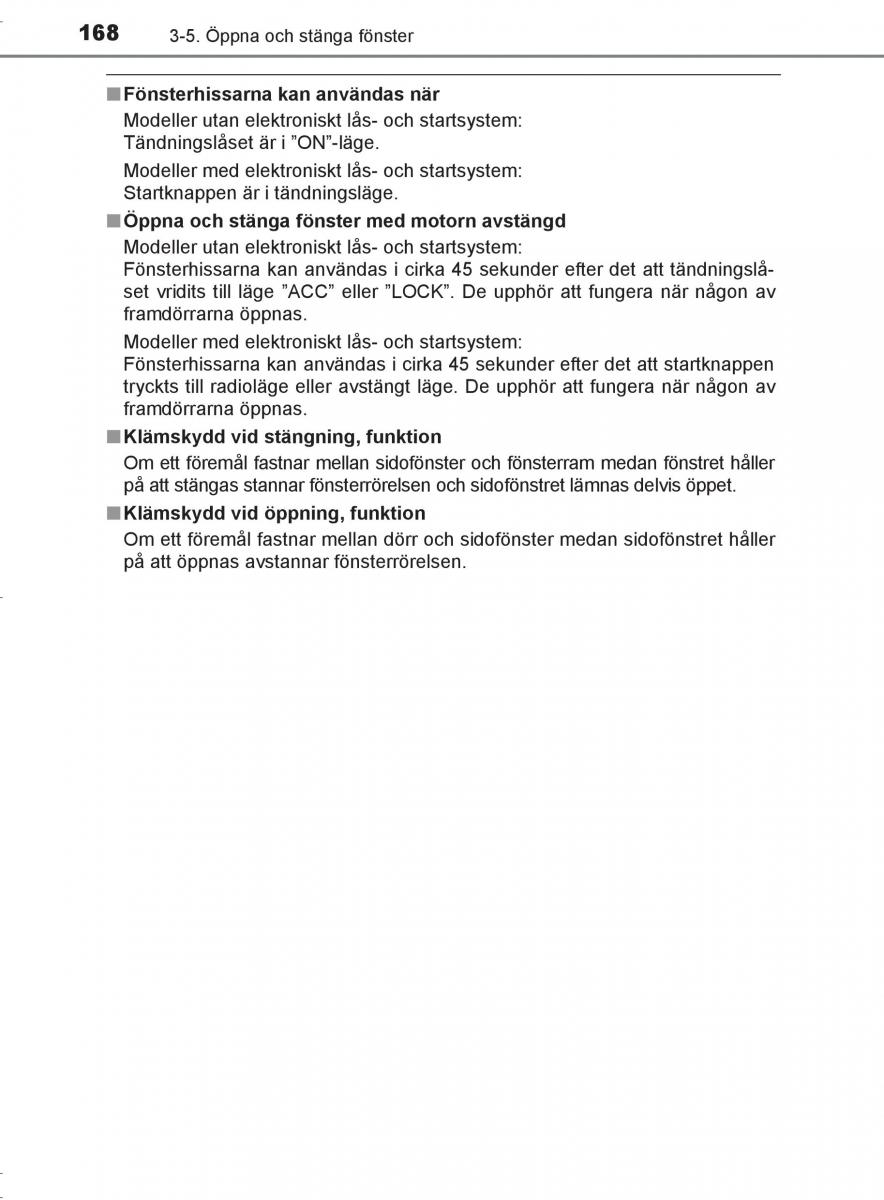 Toyota C HR instruktionsbok / page 168