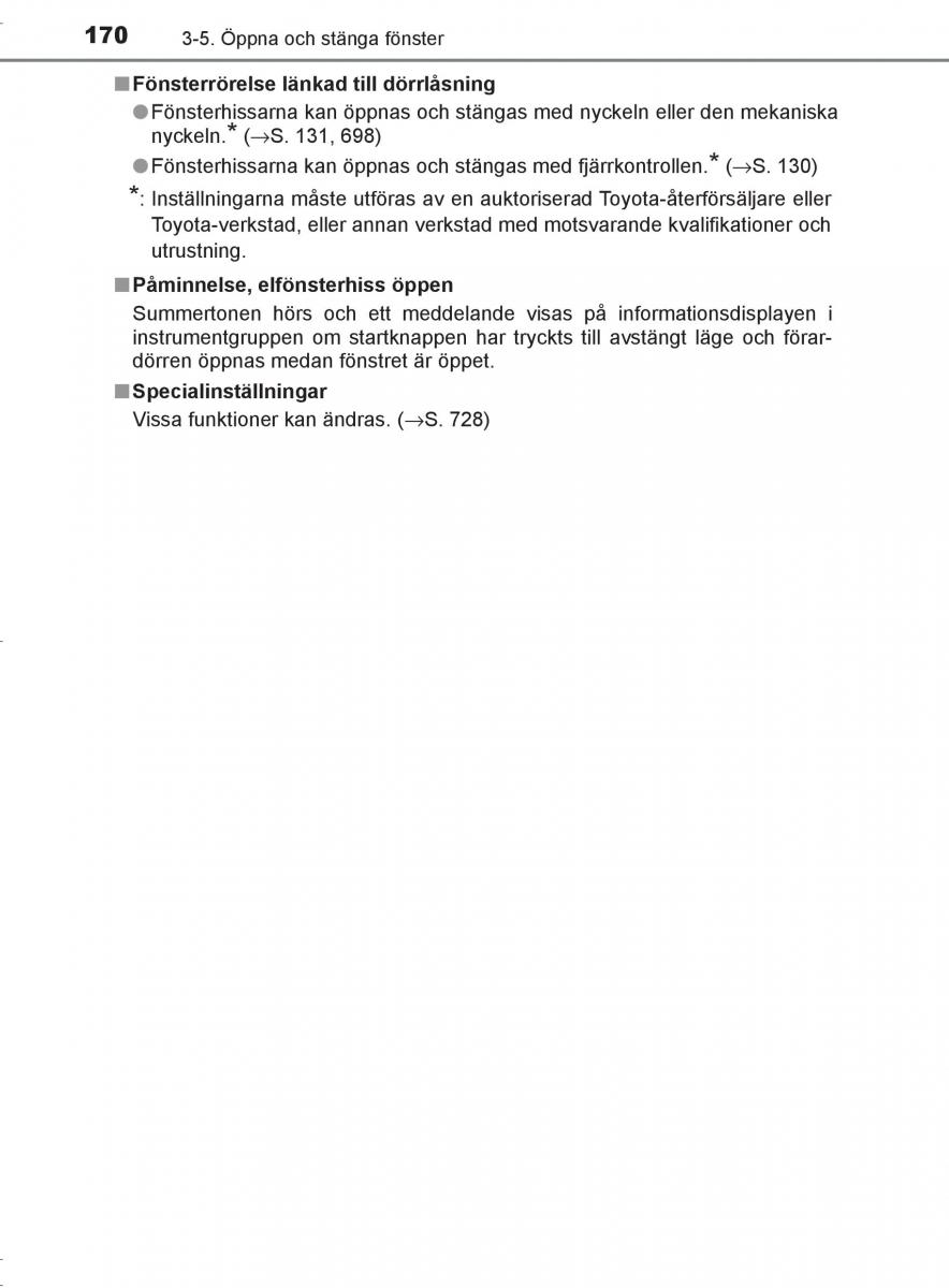 Toyota C HR instruktionsbok / page 170