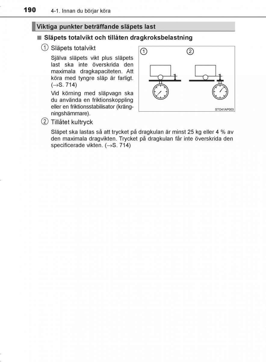 Toyota C HR instruktionsbok / page 190