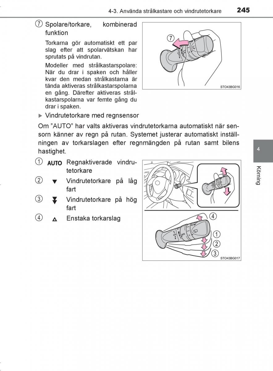 Toyota C HR instruktionsbok / page 245