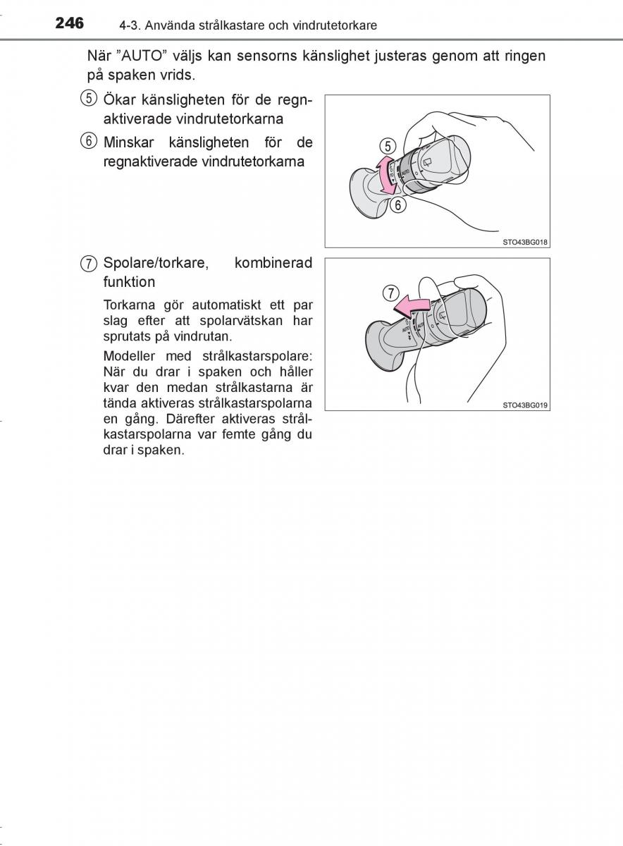 Toyota C HR instruktionsbok / page 246