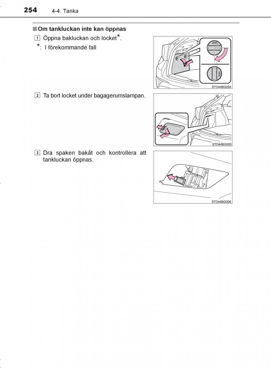 Toyota C HR instruktionsbok / page 254