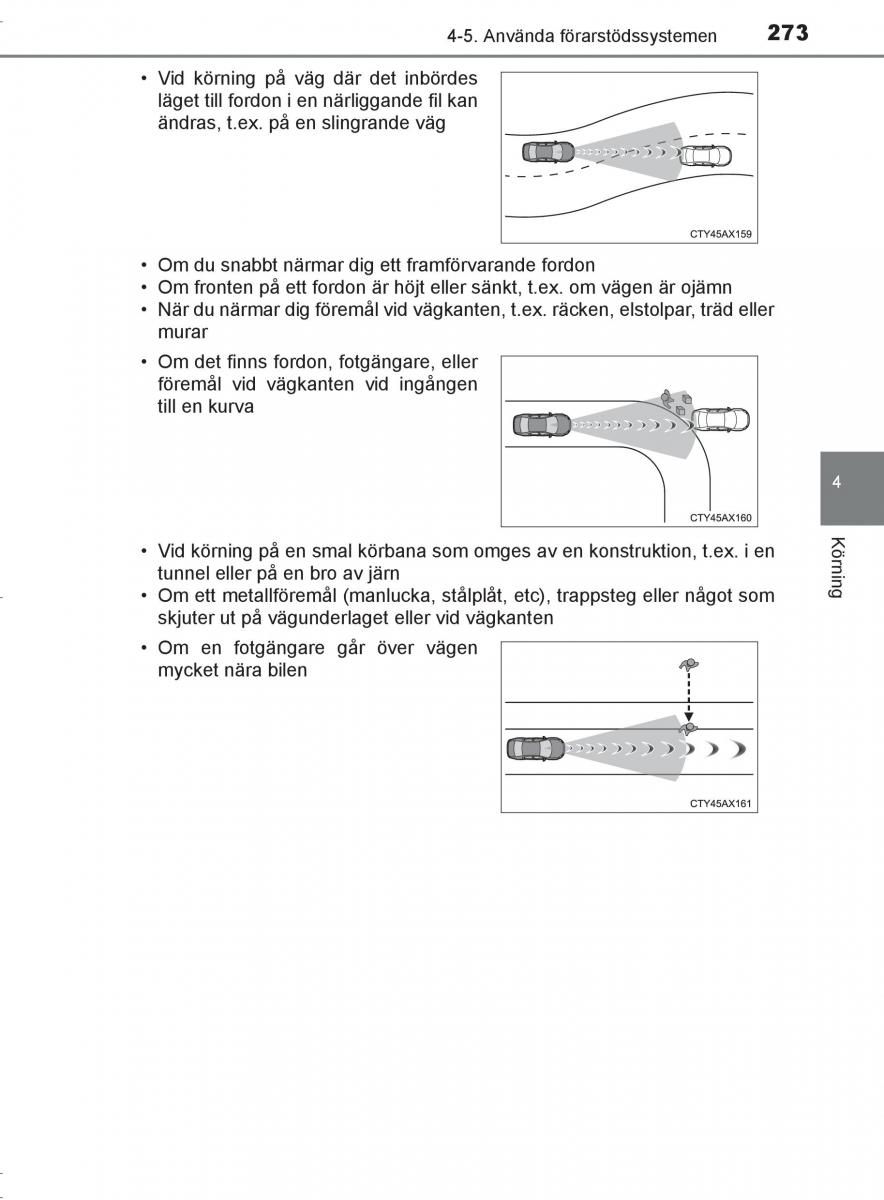 Toyota C HR instruktionsbok / page 273