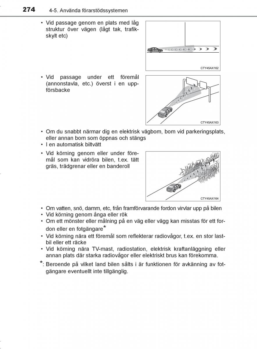 Toyota C HR instruktionsbok / page 274