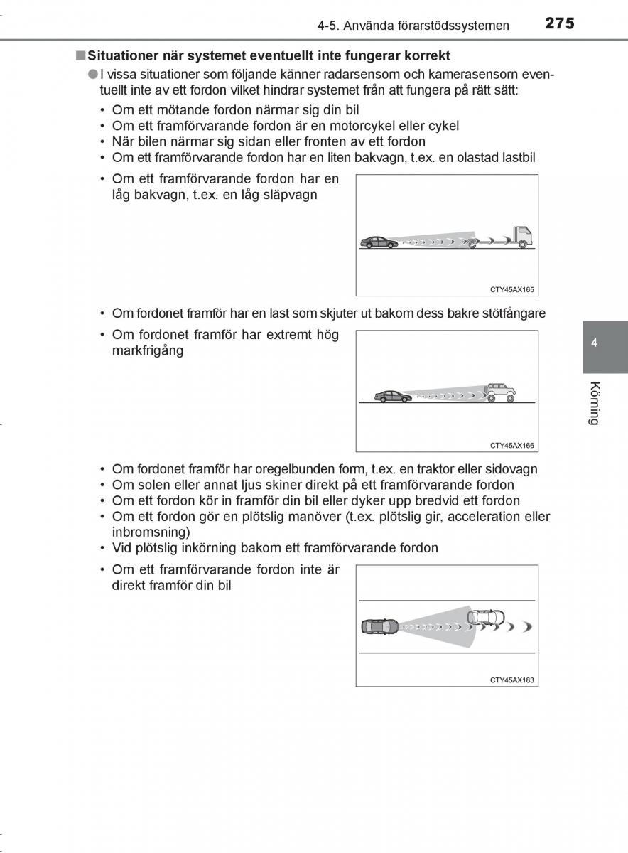 Toyota C HR instruktionsbok / page 275