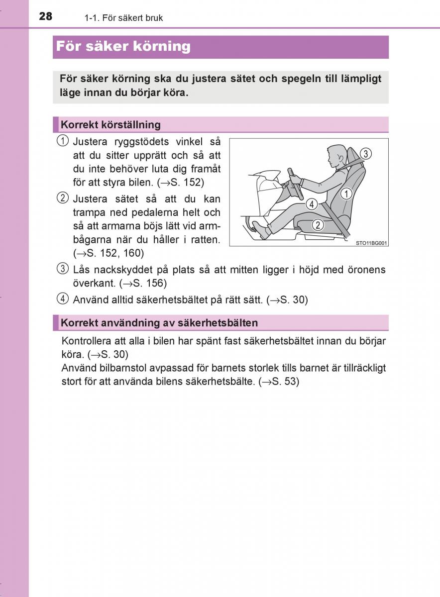 Toyota C HR instruktionsbok / page 28