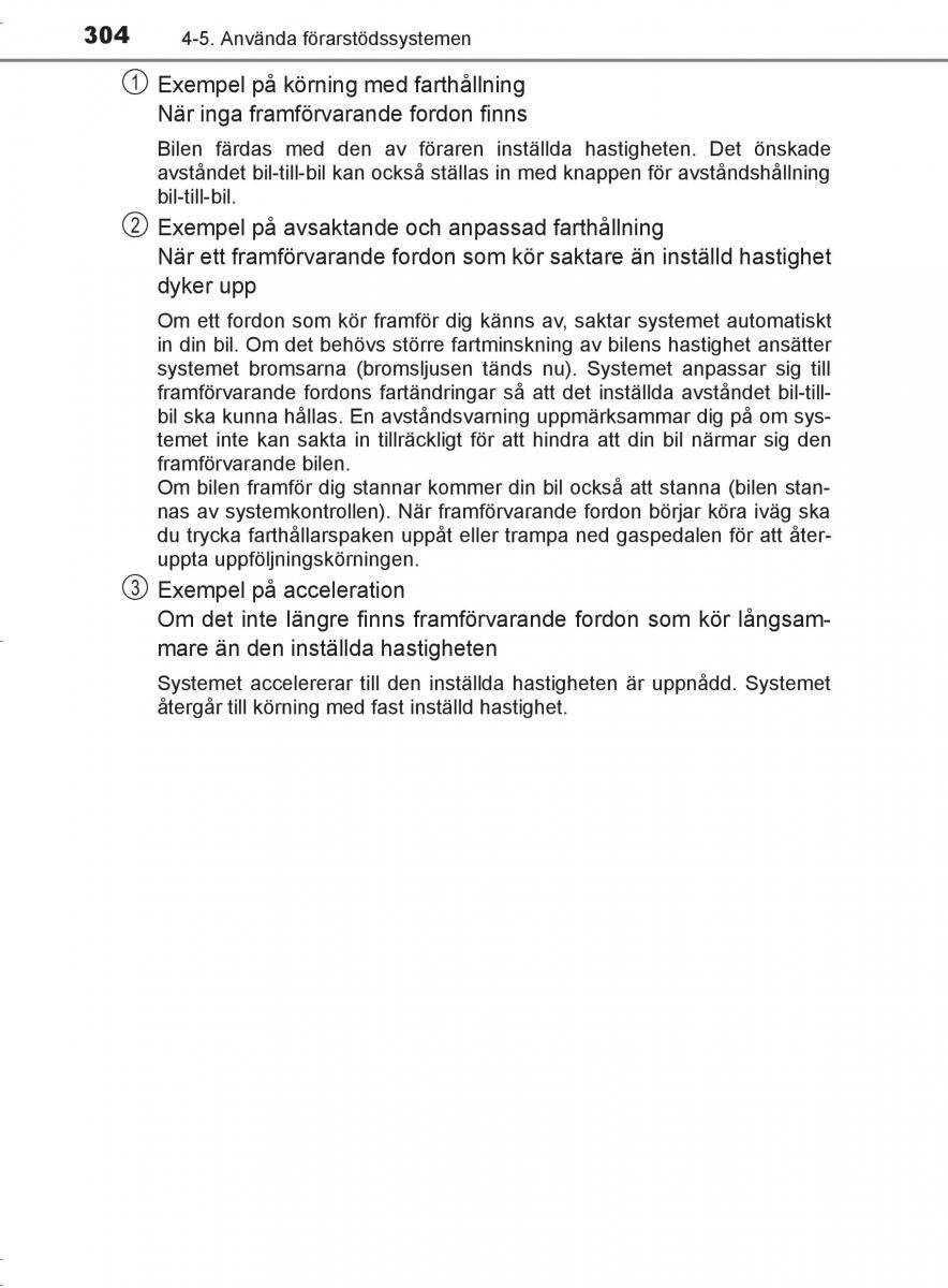 Toyota C HR instruktionsbok / page 304