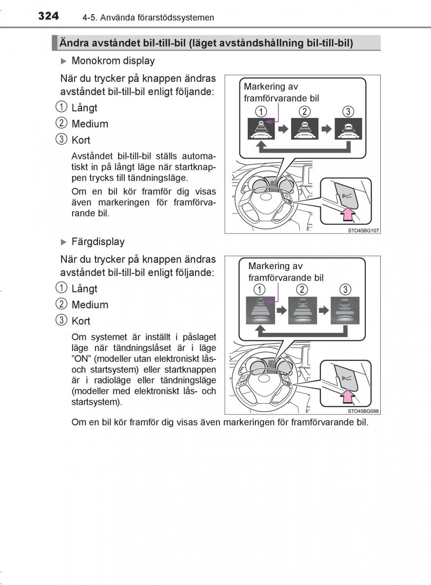 Toyota C HR instruktionsbok / page 324