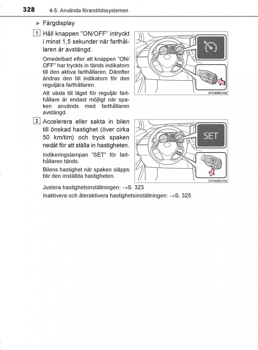 Toyota C HR instruktionsbok / page 328