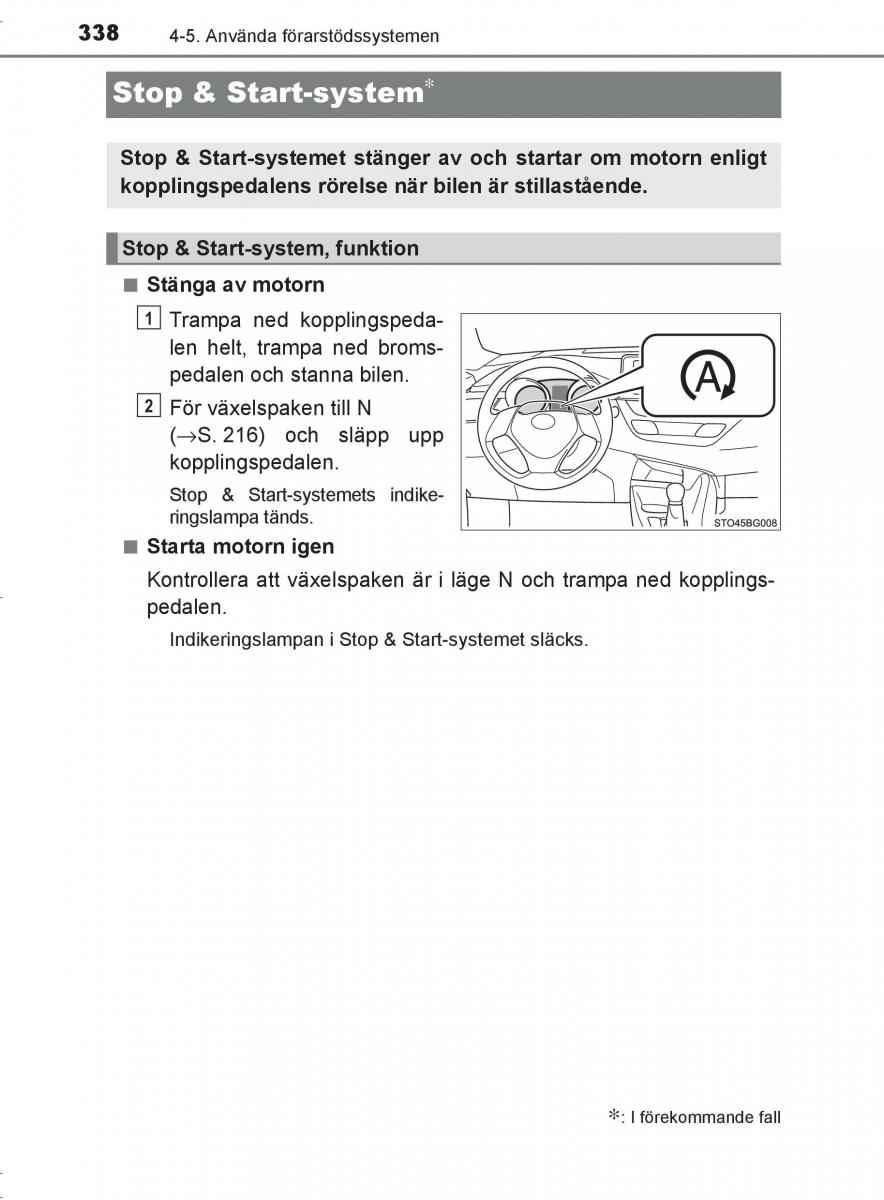 Toyota C HR instruktionsbok / page 338