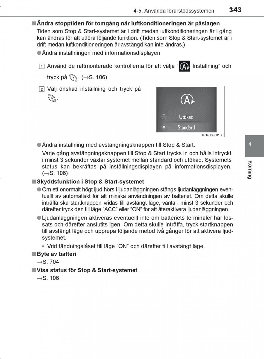 Toyota C HR instruktionsbok / page 343