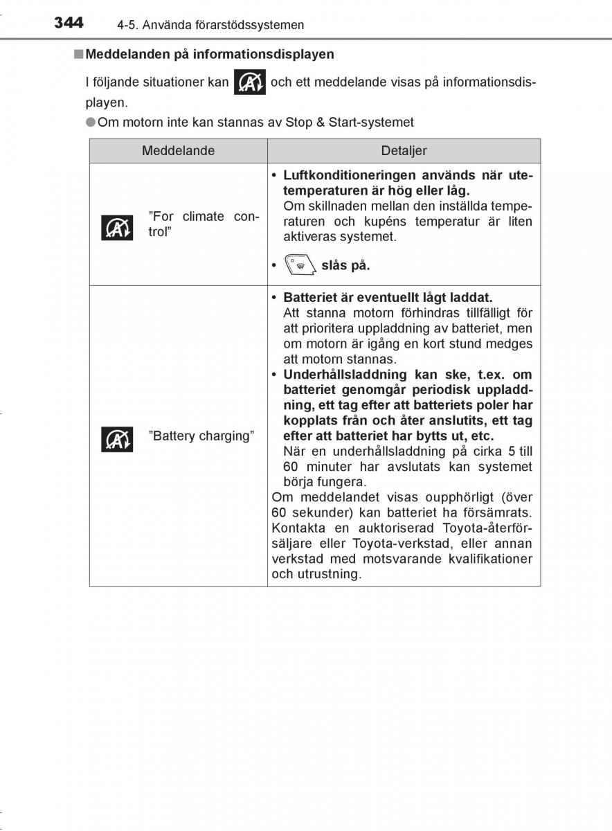 Toyota C HR instruktionsbok / page 344