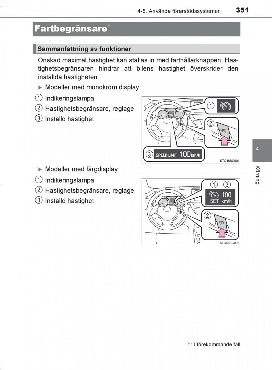 Toyota C HR instruktionsbok / page 351