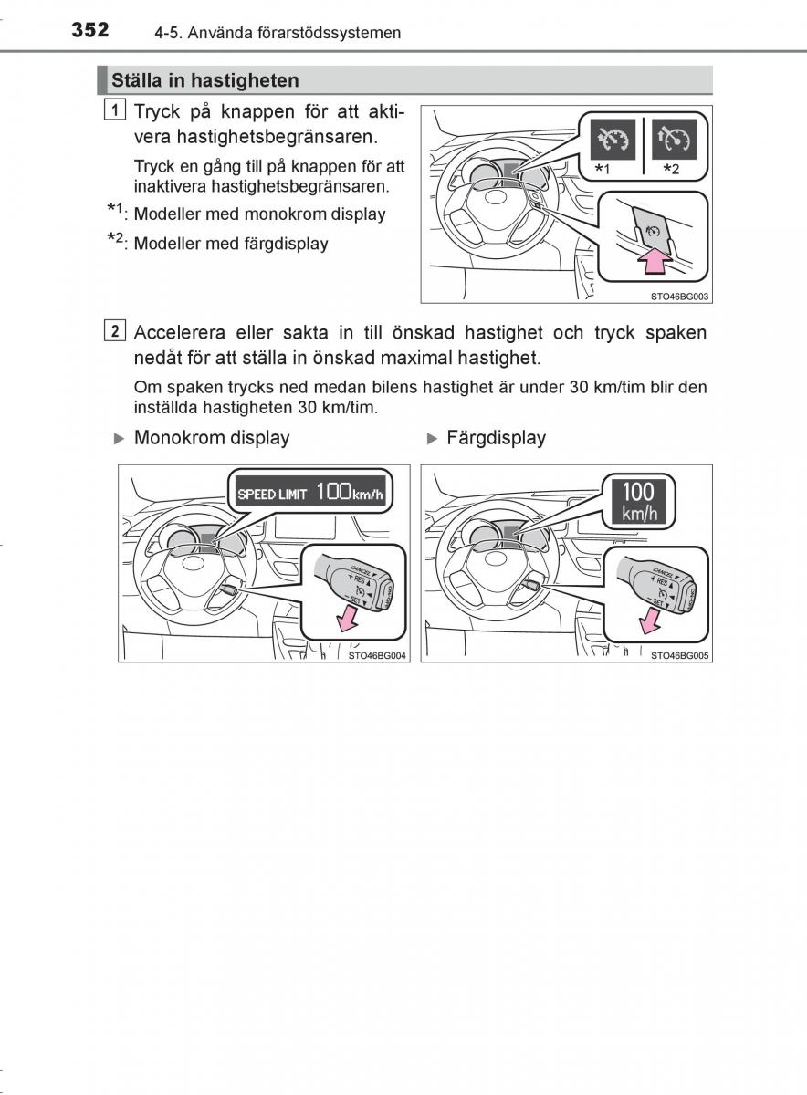 Toyota C HR instruktionsbok / page 352