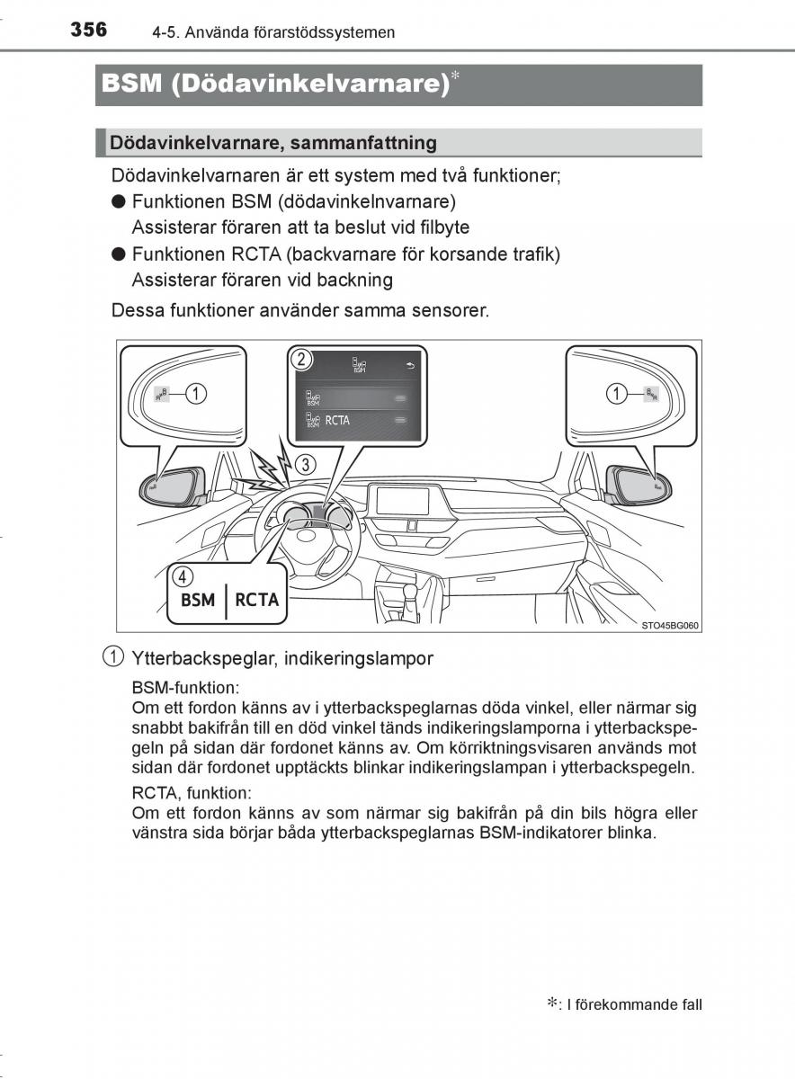 Toyota C HR instruktionsbok / page 356