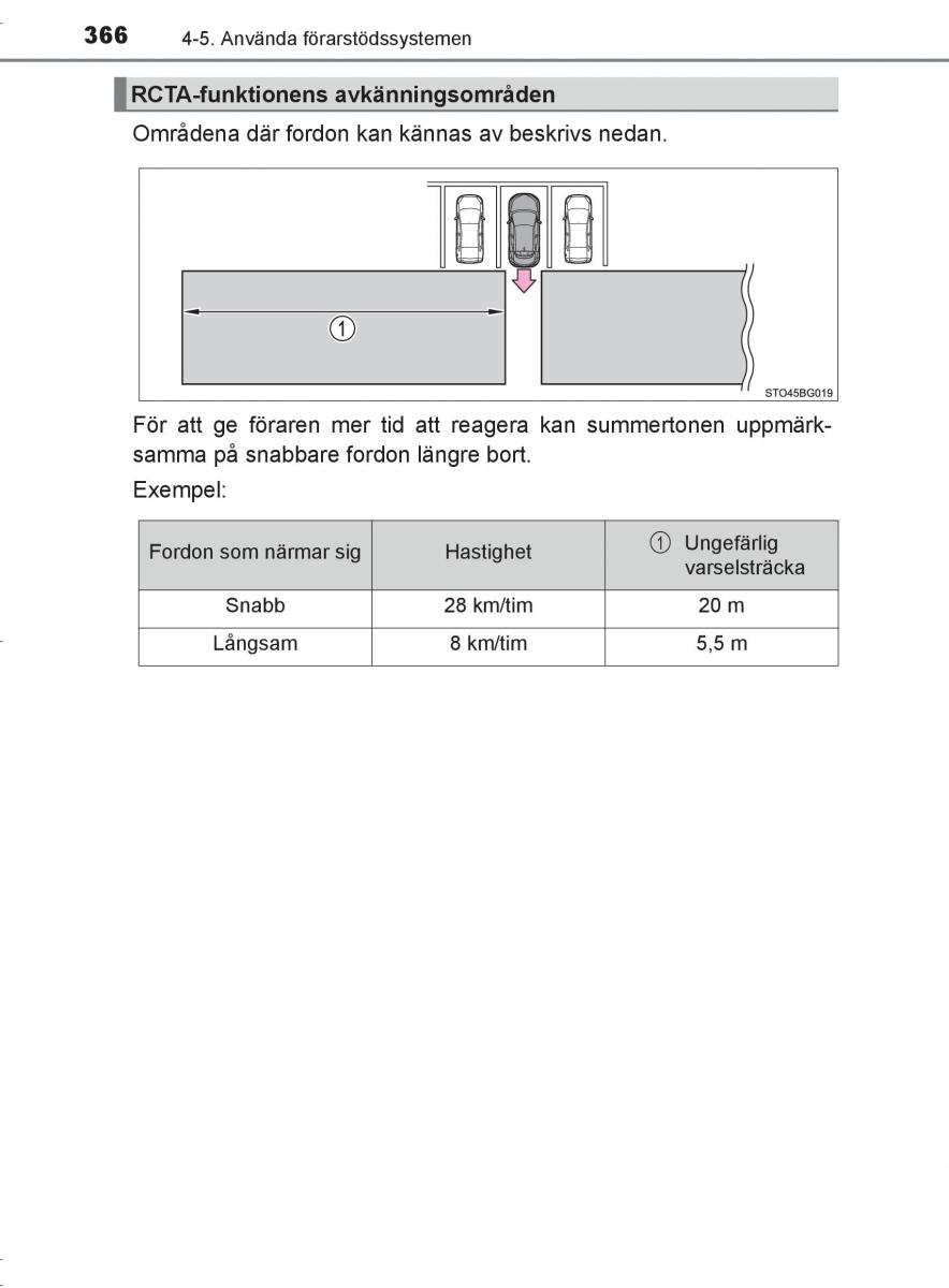 Toyota C HR instruktionsbok / page 366