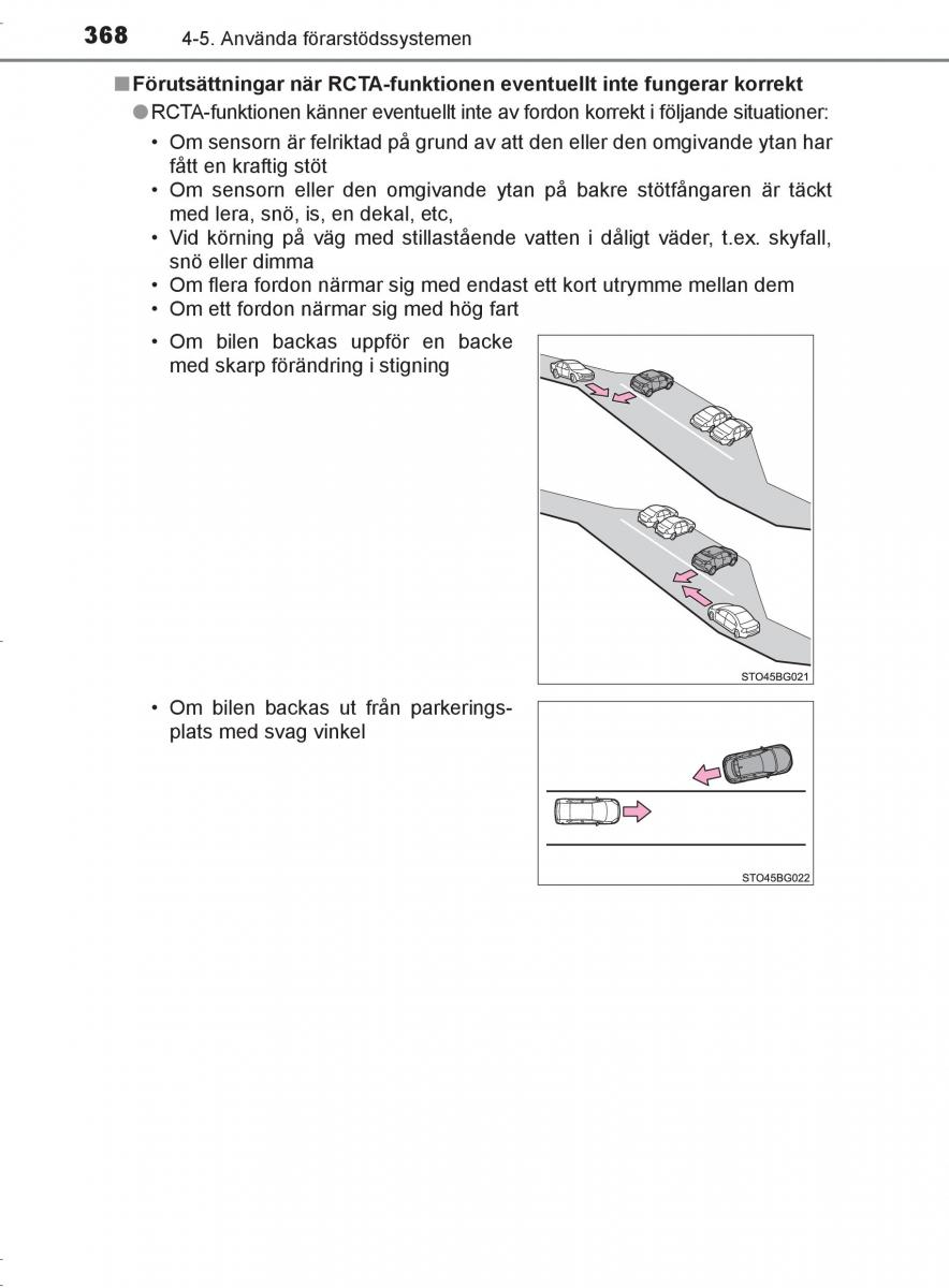 Toyota C HR instruktionsbok / page 368