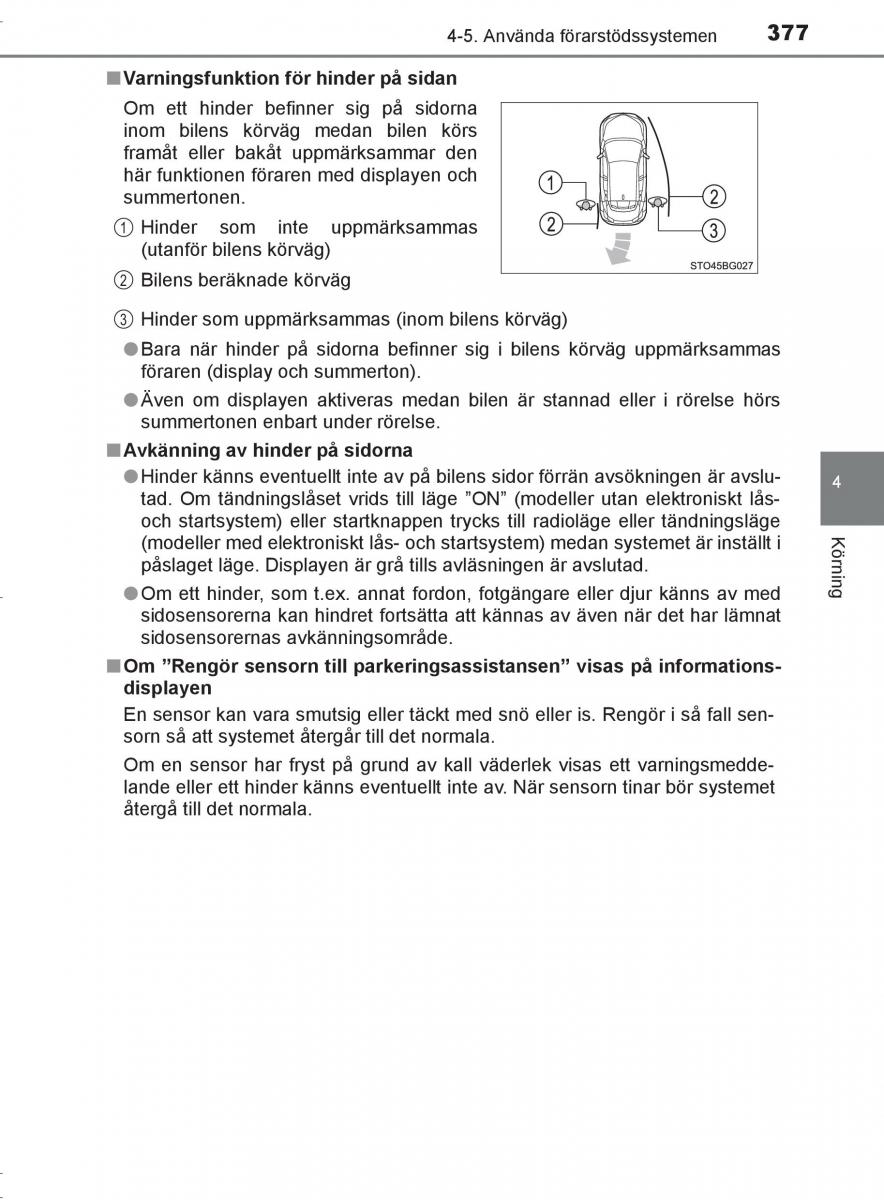 Toyota C HR instruktionsbok / page 377