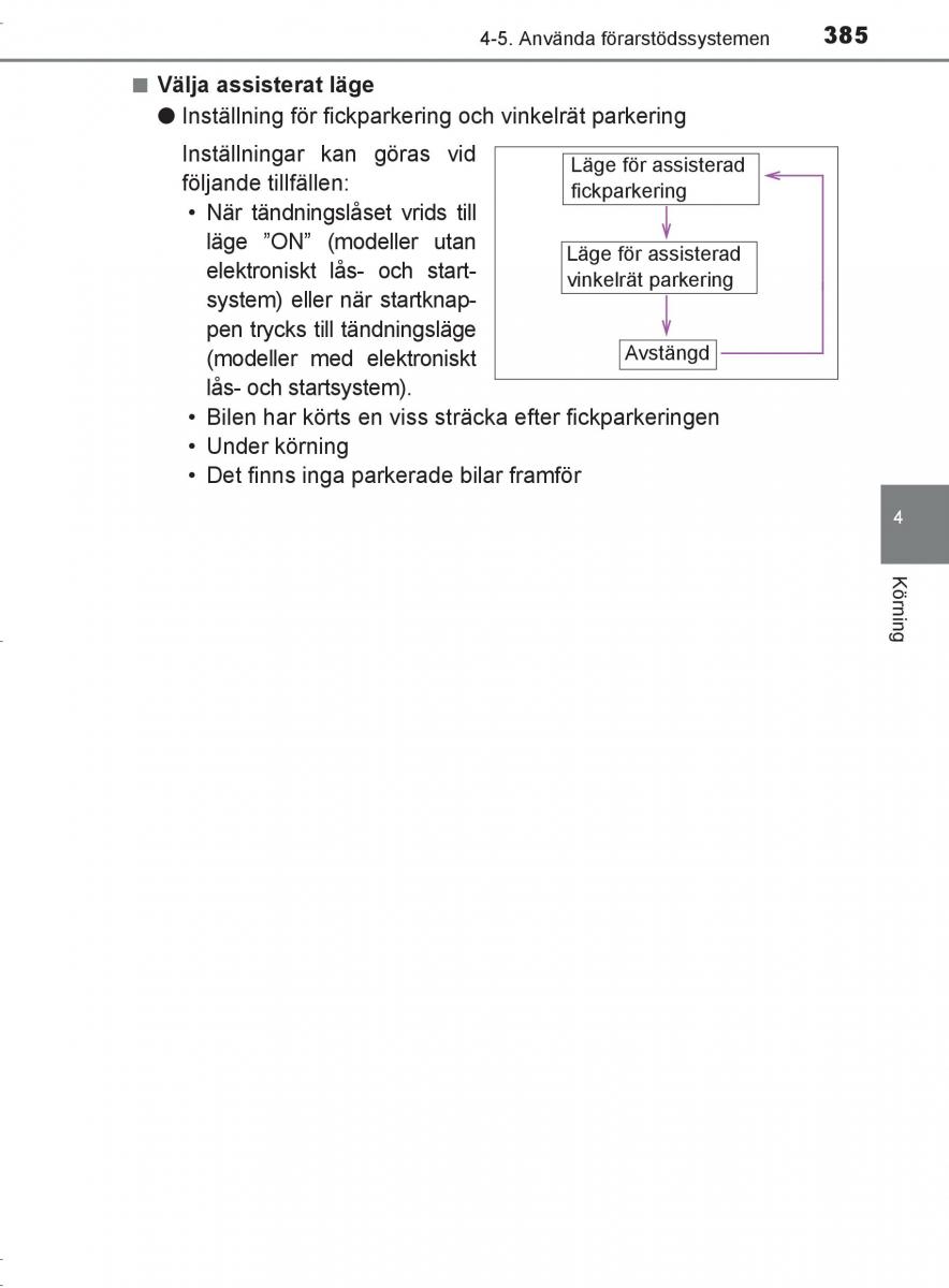 Toyota C HR instruktionsbok / page 385