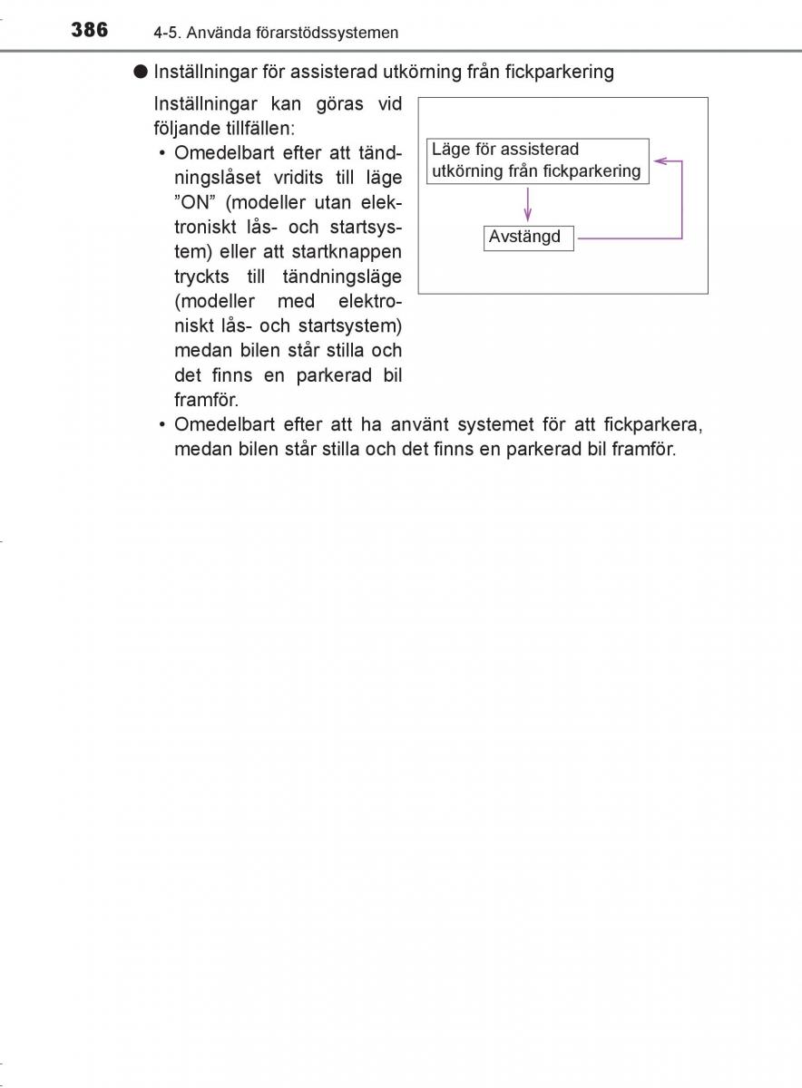 Toyota C HR instruktionsbok / page 386