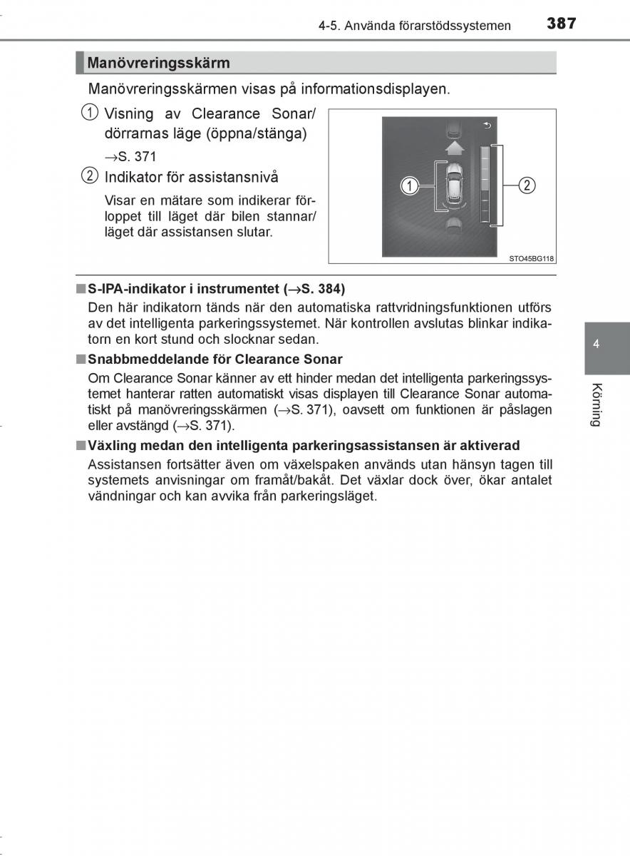 Toyota C HR instruktionsbok / page 387