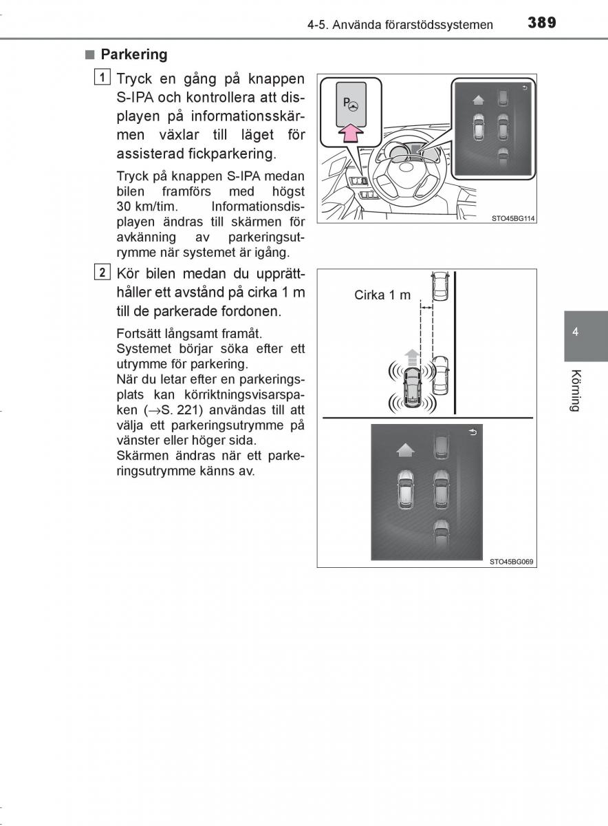 Toyota C HR instruktionsbok / page 389