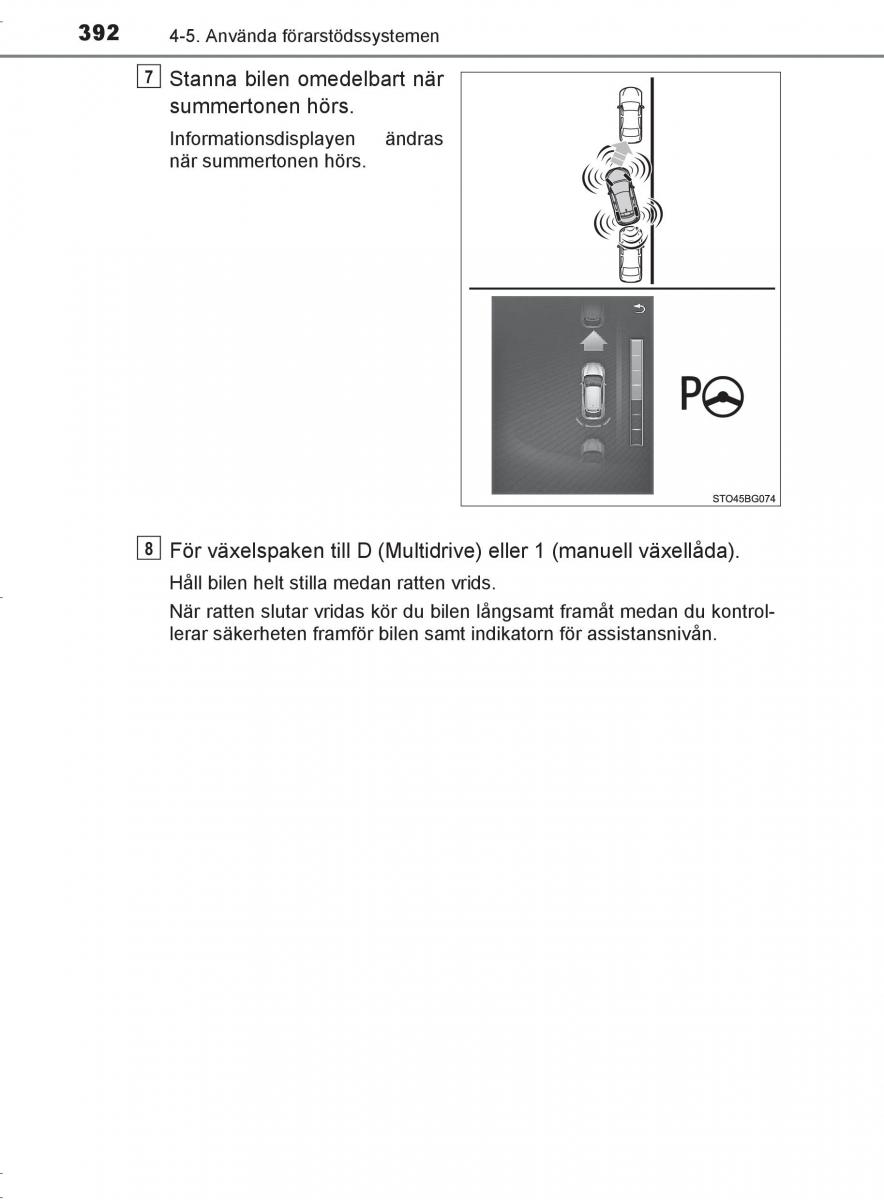 Toyota C HR instruktionsbok / page 392