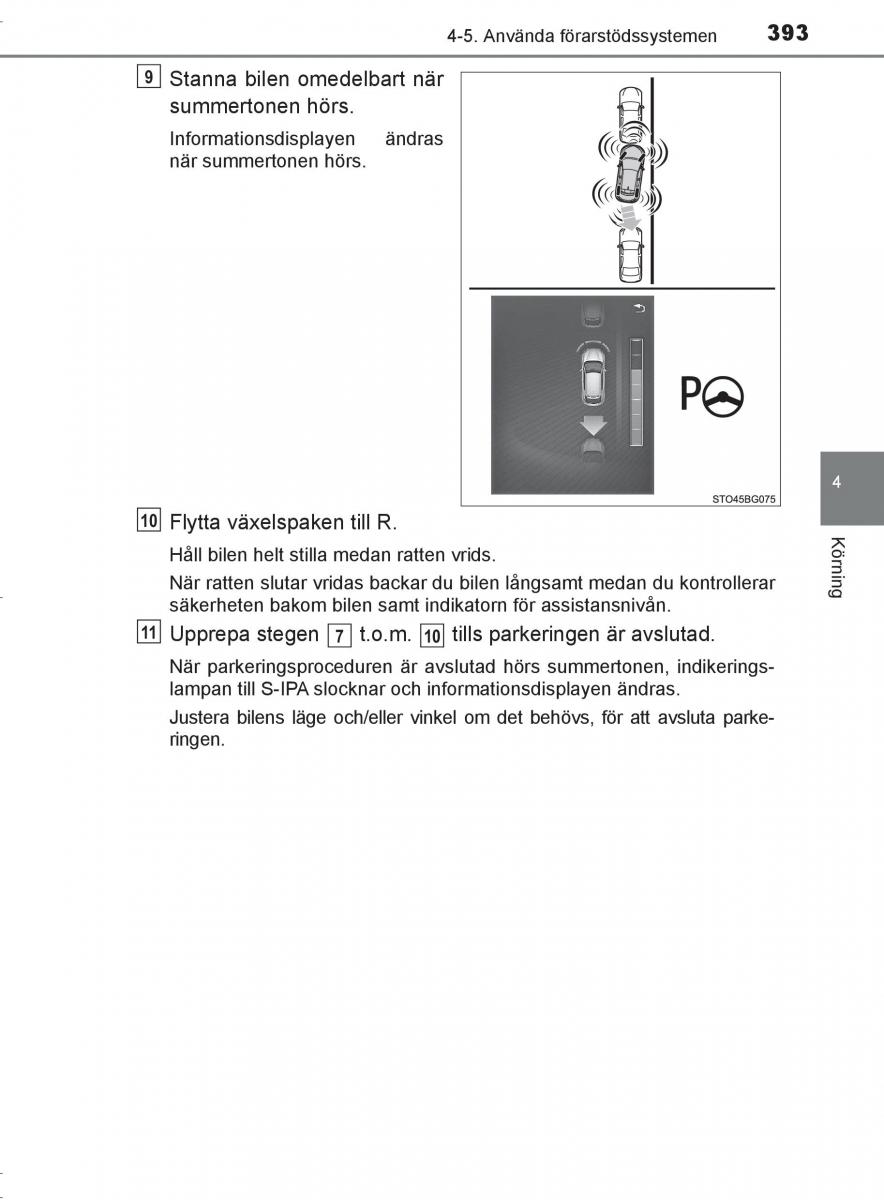 Toyota C HR instruktionsbok / page 393