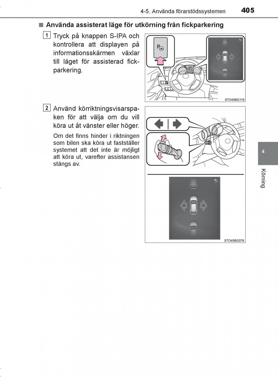 Toyota C HR instruktionsbok / page 405