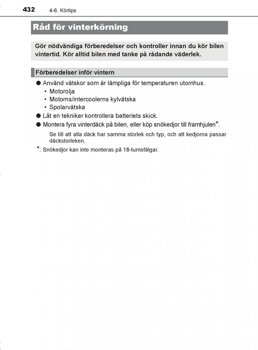 Toyota C HR instruktionsbok / page 432