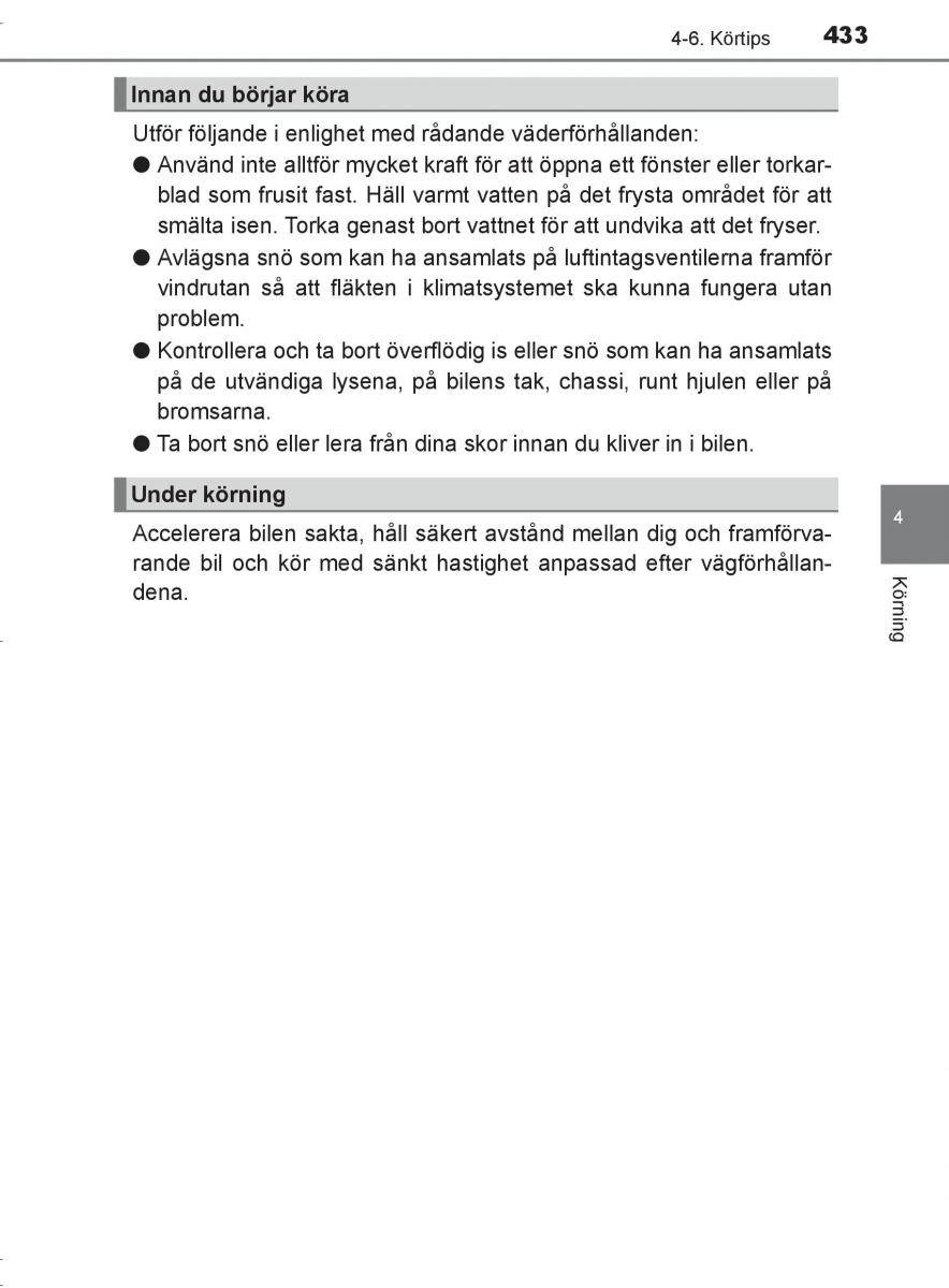 Toyota C HR instruktionsbok / page 433