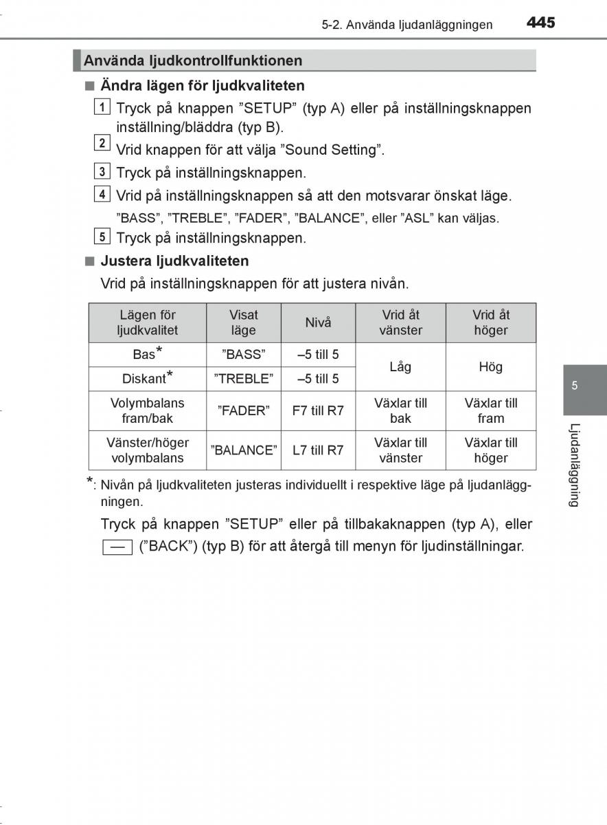 Toyota C HR instruktionsbok / page 445