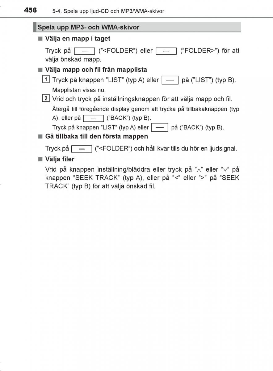 Toyota C HR instruktionsbok / page 456