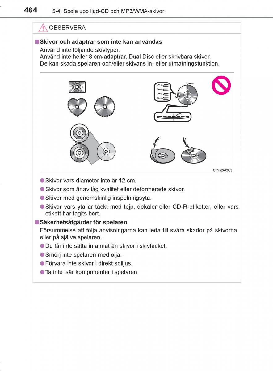 Toyota C HR instruktionsbok / page 464