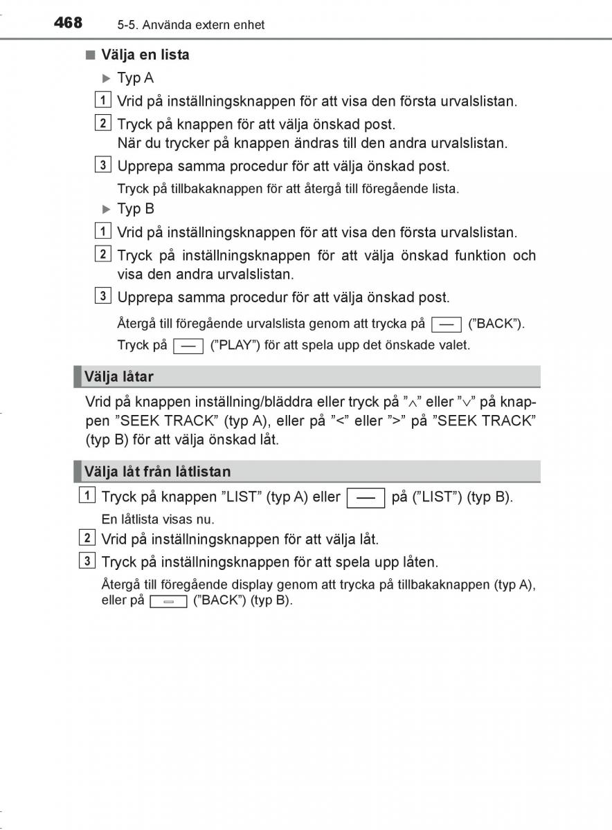 Toyota C HR instruktionsbok / page 468