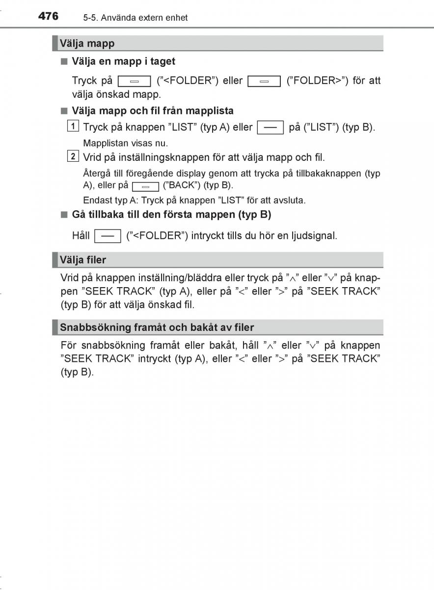 Toyota C HR instruktionsbok / page 476