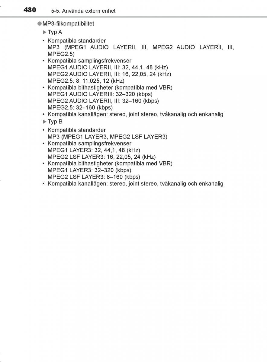 Toyota C HR instruktionsbok / page 480