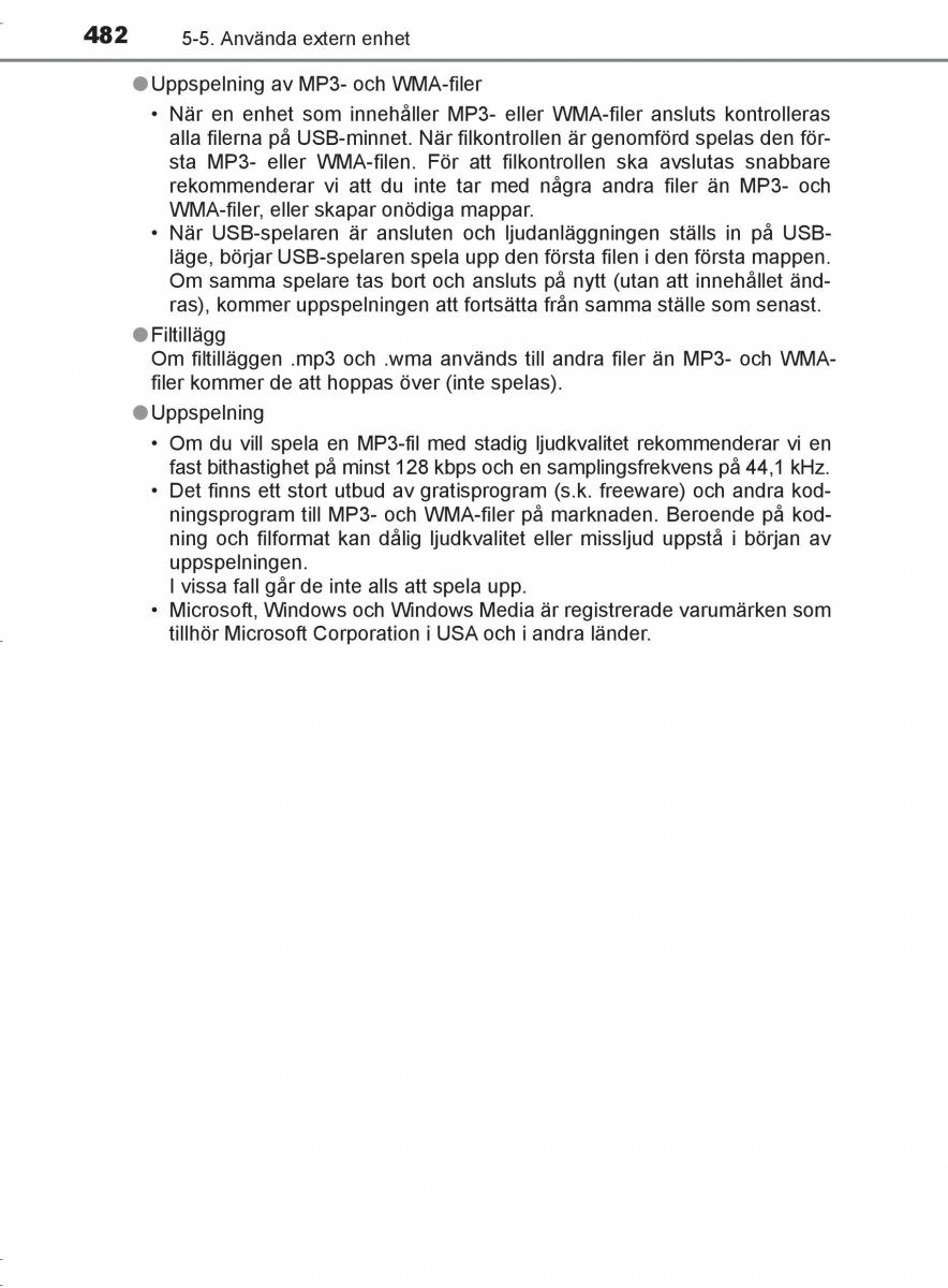 Toyota C HR instruktionsbok / page 482