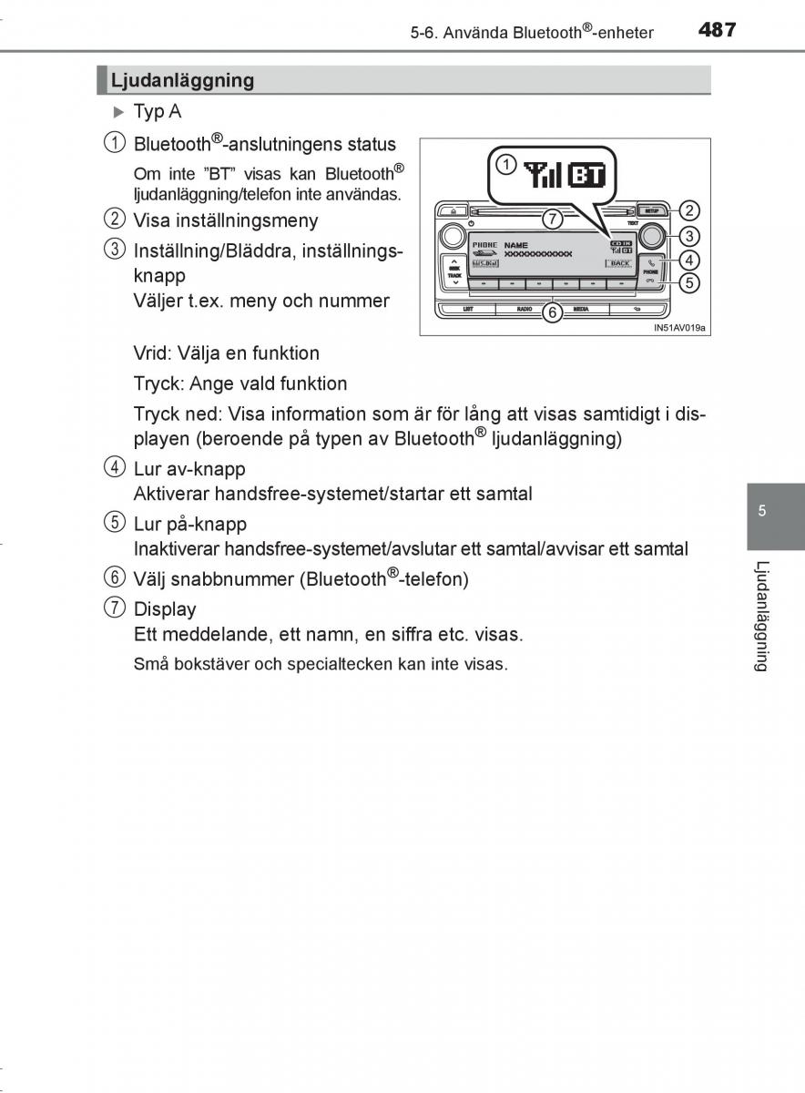 Toyota C HR instruktionsbok / page 487