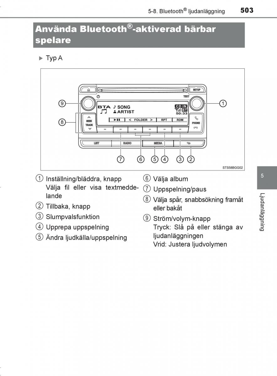 Toyota C HR instruktionsbok / page 503