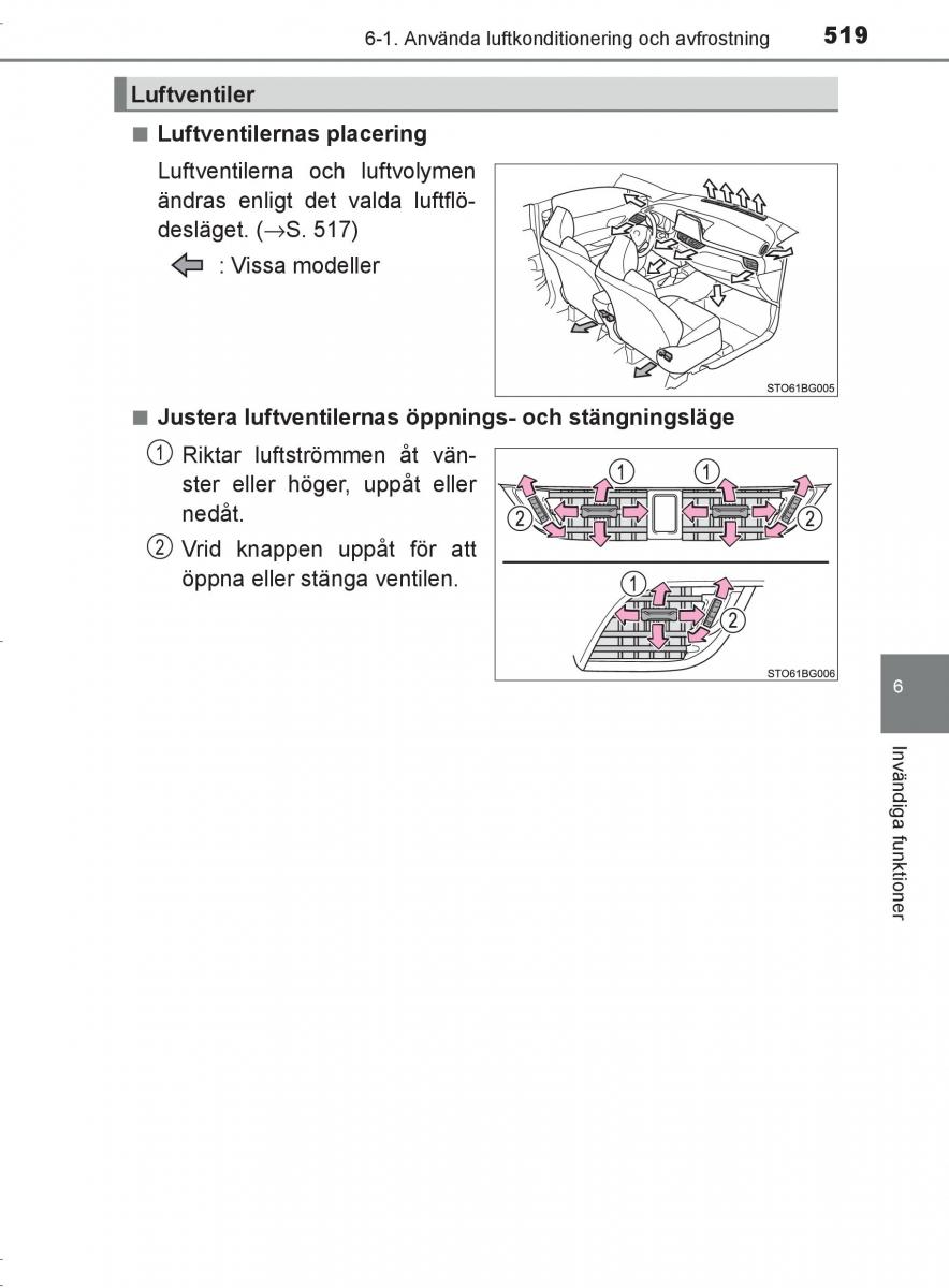 Toyota C HR instruktionsbok / page 519